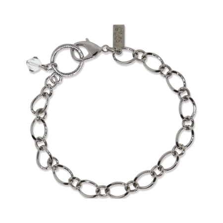 1928 Jewelry Austrian Crystal Classic Link Charm Holder Bracelet