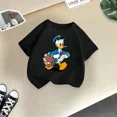 thumbnail image 3 of Marca Linda camiseta de algodón de verano para niños con el Pato Donald, linda y divertida camiseta de dibujos animados de Disney para niño y niña, ropa informal de moda para niños, 3 of 5