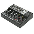 thumbnail image 2 of LHCER Portable Sound Mixer,Q48 Portable 8‑Channel Stereo Audio Sound Mixer Karaoke Microphone Amplifier Console,Sound Mixer, 2 of 8