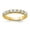 Yellow, variant on Fine Jewelry 14K White Gold 1/2ct. 9 Stone G H I True Light Moissanite Band for Women Size 7
