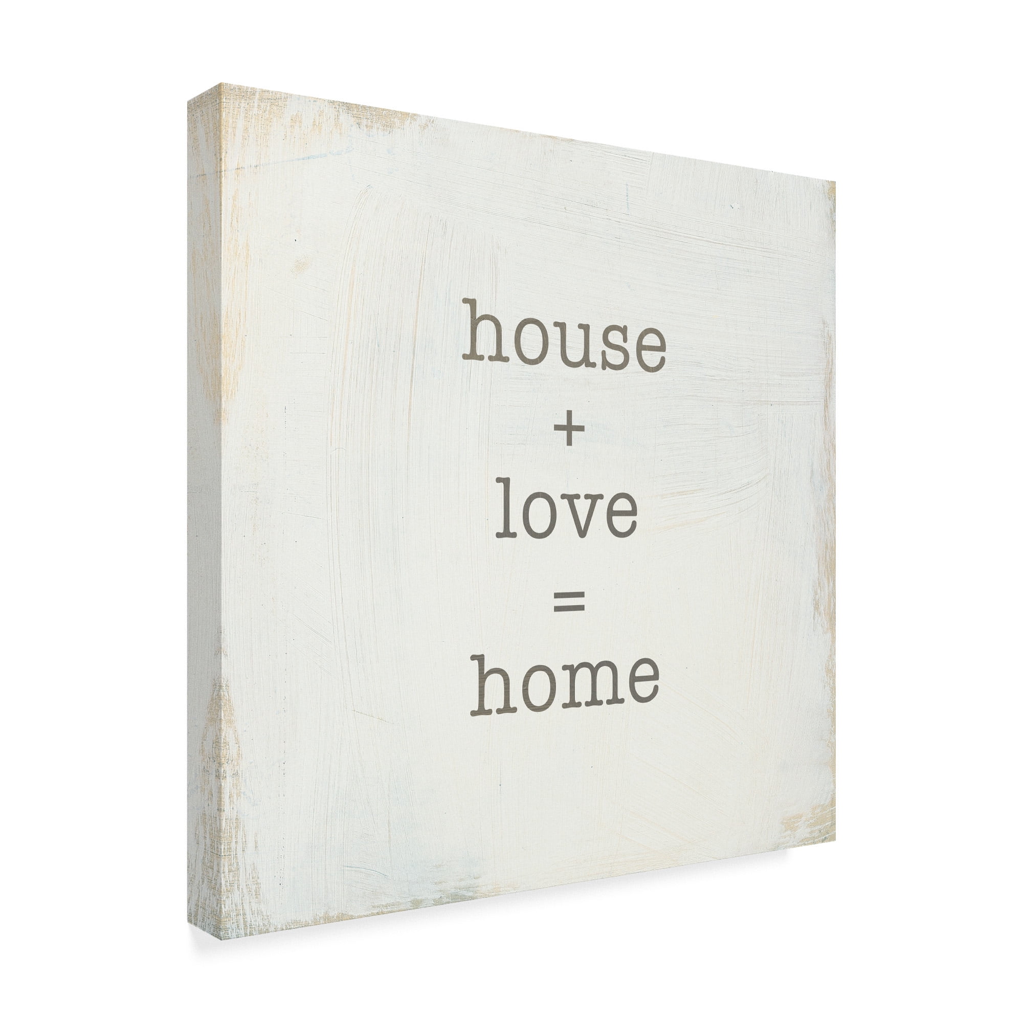 Trademark Fine Art 'Home Sweet Home IV' Canvas Art by Wild Apple Portfolio