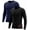 2 Pack - 1 Black/1 Blue, variant on 2 Pack Thermal Shirts for Men Long Sleeve Tops Undershirt Base Layer for Winter Cold Weather