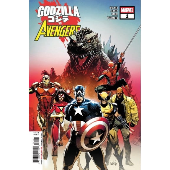 Godzilla Vs. Avengers #1 VF ; Marvel Comic Book