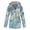 Blue#3, variant on GaThRRgYP Hooded Ladies Autumn Winter Outerwear Jacket,Ladies' Fashionable Printed and Sunscreen Outdoor Sportswear Jacket Long Sleeved Hooded Casual Jacket White S