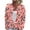 Pink, variant on Wutalume Women's Holiday Style Long Sleeve Knitted Cardigan with Christmas Print, Button Down Jacket for Festive Seasons and Everyday Comfort,Army Green L
