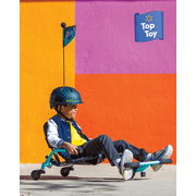 Crazy Cart Shuffle by Razor, Kid-Powered Drifting Go-Kart, Ride-on for Ages 4+, Adjustable Frame