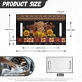 thumbnail image 7 of Whosucclay 4 Pockets Golf Cart Seat Towel Blanket Cover for Beach Outdoors, 4 Storage Pockets Anti-Scratch Golf Cart Seat Protector, Cow Sunflower, 7 of 7