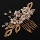 thumbnail image 4 of Clip de peine para el cabello, accesorios para el cabello, boda nupcial, de imitación, perla, flor, niña, dama Yuyangstore Peine de pelo, 4 of 8