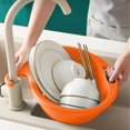 thumbnail image 1 of ¡Ofertas para Ahorrar!, Lavabo de drenaje Bandeja de frutas de cocina Gancho para fregadero de sala de estar Cesta de almacenamiento de verduras Akmoler, 1 of 8