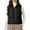 Black, variant on Women's Lightweight Down Vest, Sleeveless Quilted Puffer Jacket with Cotton Blend Shell, Warm Winter Insulated Vest, Slim Fit Casual Sleeveless Coat for Women, Cold Weather Thermal Vest Black XXXL