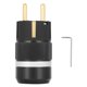 thumbnail image 1 of Enchufe de alimentación Monosaudio de cobre puro chapado en oro de 24 K para cable de alimentación de audio 100250 V (E100G (macho) Enchufe) ), 1 of 9
