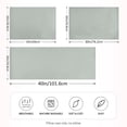 thumbnail image 4 of Dailycode Satin Pillow Case Standard Silk Pillow Cover for Hair and Skin Envelope Closure Grayish Green 20"x26", 4 of 9
