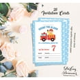 thumbnail image 5 of Darling Souvenir White Birthday Invitation Card Printable Elegant Fill or Write In Blank Party Invites 28 Pcs 5 x 7 Inches, 5 of 5