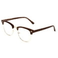 thumbnail image 2 of High Quality Fashion Reading Glasses for Men Retro Vintage Reading Glasses Horn Rimmed Half Frame Reading Glasses with Case, 2 of 4