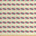 thumbnail image 1 of Abstract Fabric by the Yard, Floral Motifs with Vibrant Color Details Modern Ornament Design, Decorative Upholstery Fabric for Sofas and Home Accents, Multicolor by Ambesonne, 1 of 4