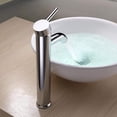 thumbnail image 5 of Grifo mezclador de lavabo elegante, grifo para lavabo de baño con acabado cromado, manija única para un ajuste rápido del agua, cartucho de cerámica que garantiza un rendimiento sin goteo, fácil, 5 of 5