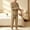 Khaki-B, variant on Mens Pajama Set Cotton Blend Soft Breathable Sleepwear Long Sleeve Button Down Lounge Set with Pockets Blue-B