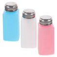 thumbnail image 5 of Pump Bottle For Nail Polish Remover Dispenser Empty Push Down Bottles Assorted Color 13x5cm Pressing Pump Bottle 3Pack, 5 of 5