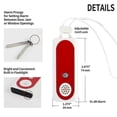 thumbnail image 2 of Travel Door Alarm Window Guard Portable Home Security System Battery Operated, 2 of 5