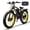 Black Yellow, variant on 6000W Peak Dual Motor Electric Bike for Adults, 60V 25AH Battery, 45MPH & 100 Miles Range, Full Suspension, 26" x 4.0" Fat Tire Off-Road E-Bike for All Terrain Snow Sand