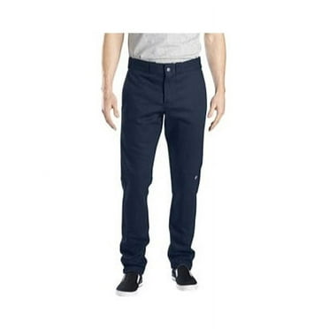 Men's Skinny Straight Fit Double Knee Work Pant 32 Inse