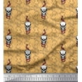 thumbnail image 1 of Soimoi Cotton Duck Fabric Snake,Arrow & Skull Print Sewing Fabric Yard 56 Inch Wide, 1 of 1