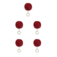thumbnail image 1 of Cateissary Fuzzy Ball Llavero Flexible Cómodo Encantador Llaveros Adorable Práctico Llaveros Mujeres para Niños Adultos Ancianos Estudiantes Vino Rojo Type2 NO2 Cateissary CBP367300, 1 of 3