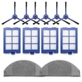thumbnail image 1 of 4 Filters + 6 Side Brushes + Mop Cloth Replacement Parts For Anker, 1 of 5