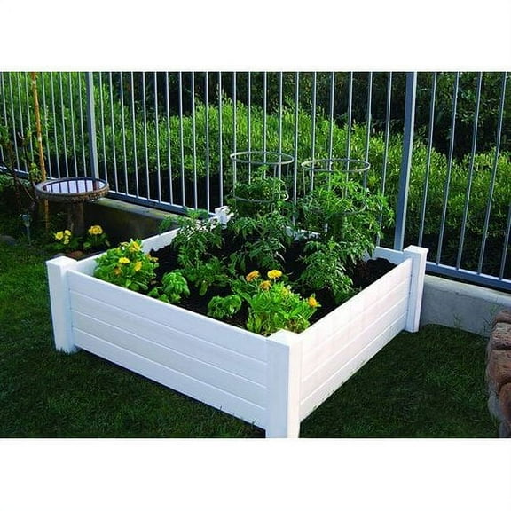 Garden Wizard 48 in. Square Raised Garden Bed