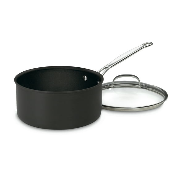 Cuisinart Chef'S Classic Non-Stick Hard Anodized 3 Qt. Saucepan W/Cover