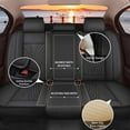 thumbnail image 5 of JIAMAOXIN Car Seat Covers Full Set for Chevrolet Bolt 2017-2024, Faux Leather Seat Covers Cushion Protector (5 Seats,Black), 5 of 5