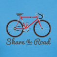 thumbnail image 3 of CafePress - Share The Road T Shirt - Women's Traditional Fit Dark T-Shirt, 3 of 4