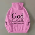 thumbnail image 6 of TIANZEN Oversized Long Sleeve Hooded Sweatshirt Casual Pullover Hoodie With Pocket For Streetwear Fashion Womens Zip up Tunic Sweatshirt, 6 of 6