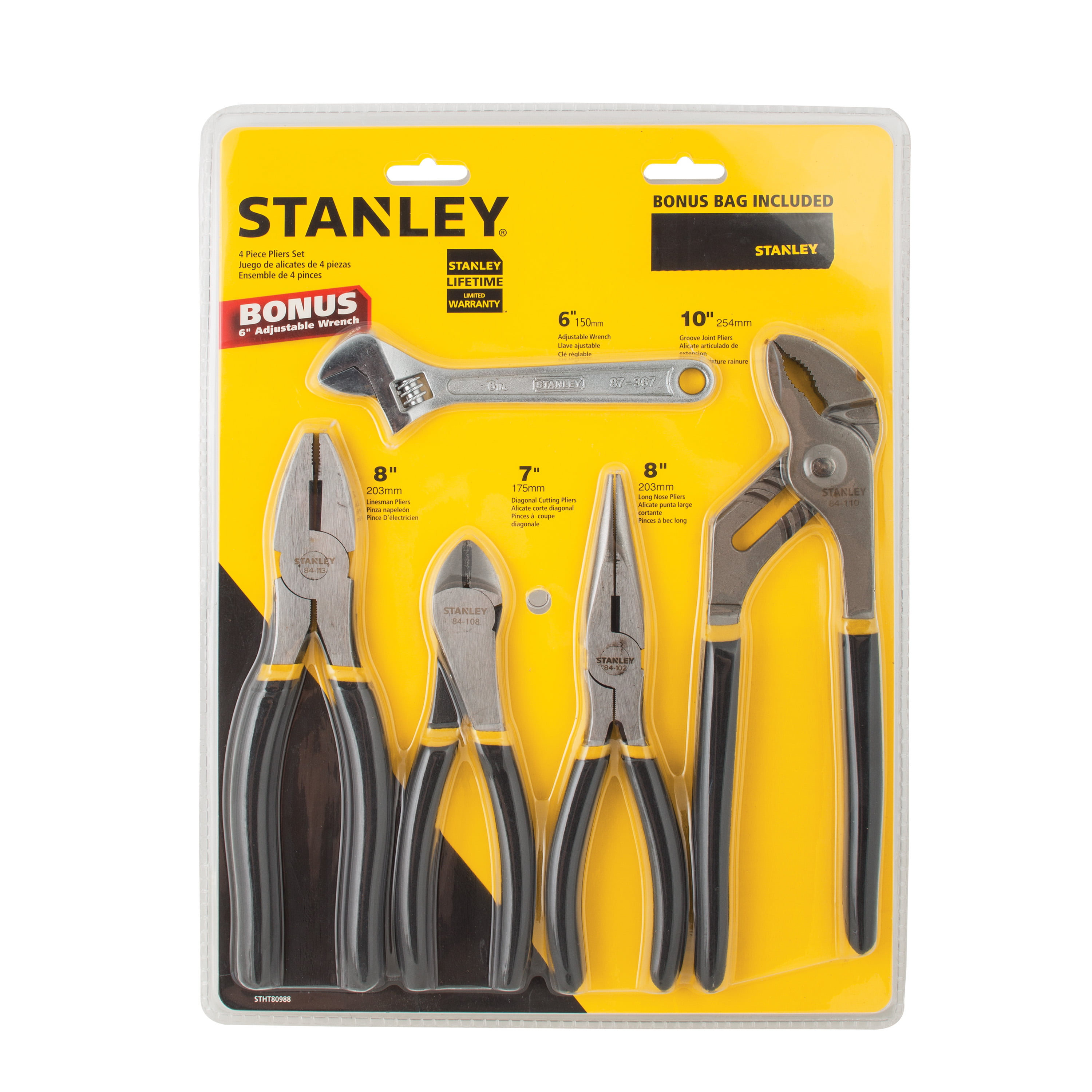 Stanley Tools FatMax Mini Pliers Set 6 Piece STA080541