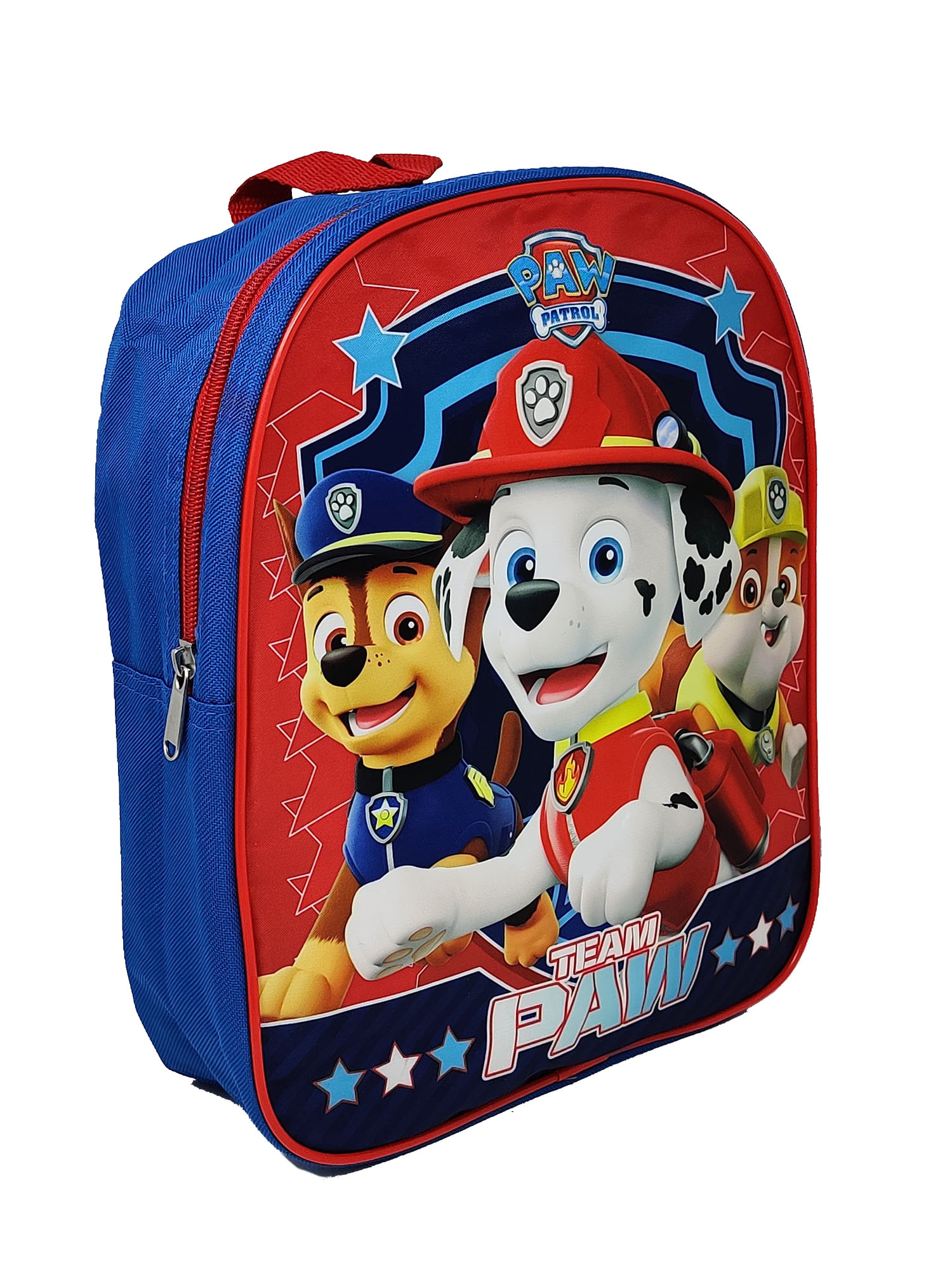 Paw Patrol Backpack 12" Mini Toddler Marshall Chase Rubble Boys Blue Red - image 3 of 3