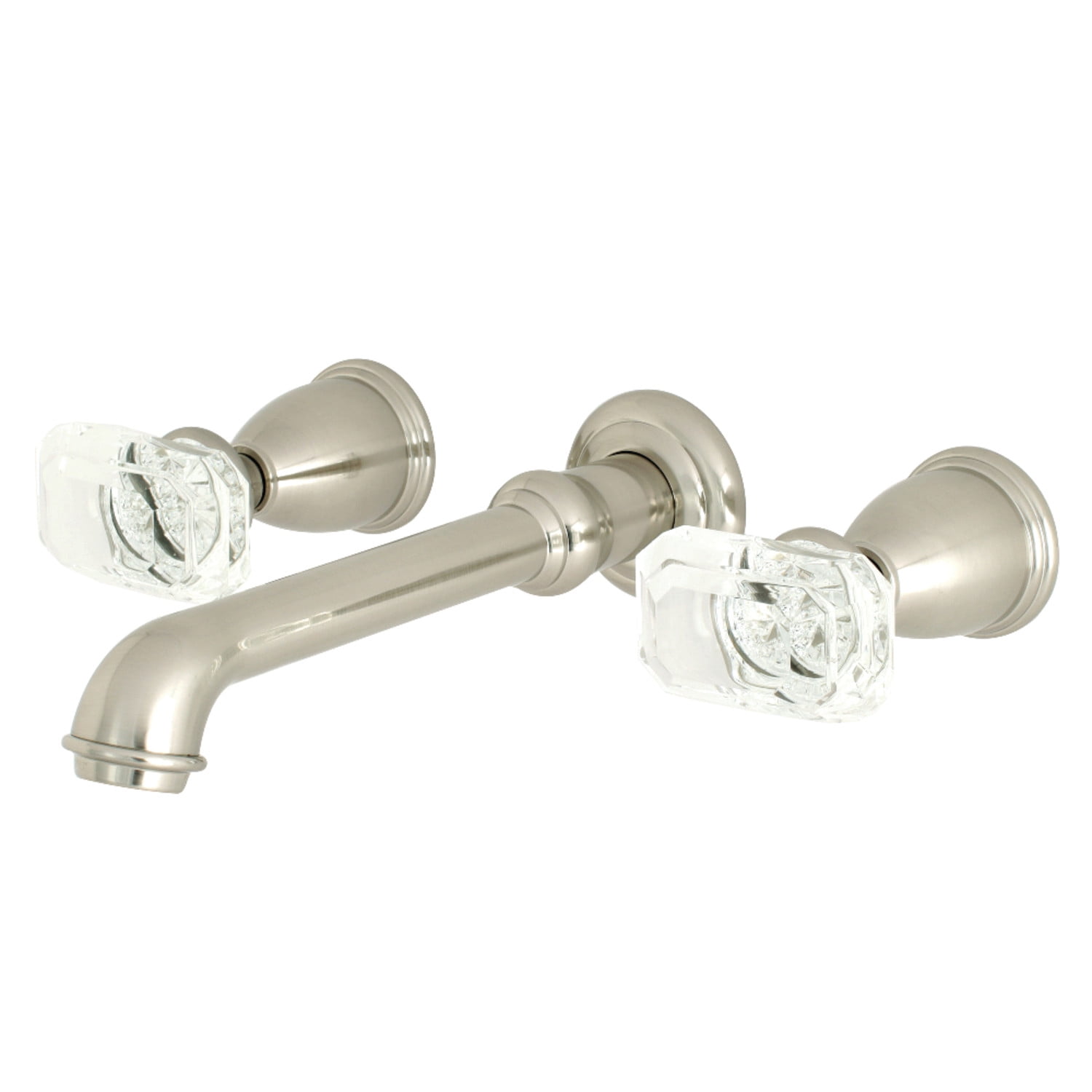Kingston Brass KS7128KRL Krystal Onyx TwoHandle Wall Mount Bathroom