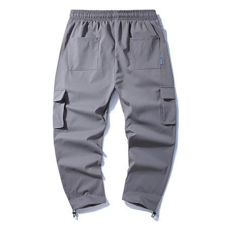 

Men s Fashion Jogger Cargo Pants Baggy Hip Hop Pant Elastic Waist Slim Fit Trouser Pocket Drawstring Track Pants Fashion Hippie Regular Fit Fall Winter Outdoor Casual Long Pants