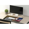 thumbnail image 5 of Bald Eagle on American Flag Mouse Pad 35.4 x 15.7 Inch XXL Full Desk Mousepad Extended Large Non-Slip Rubber Base Waterproof Big Keyboard Mat with Stitched Edges for Gaming and Office, 5 of 6