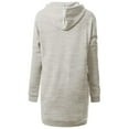 thumbnail image 3 of MixMatchy Women's Casual Oversized Long Sleeve Fleece Hoodie Sweatshirts Loose Hooded Pullover Tunic (S~3X), 3 of 5