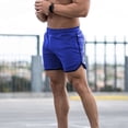thumbnail image 5 of Pantalones cortos deportivos Hombres Pantalones cortos de fitness Secado rápido Gimnasio Pantalones cortos de playa Descanso de verano Entrenamiento deportivo Running Pantal Abanopi  Pantalones cortos deportivos, 5 of 5