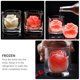 thumbnail image 5 of KAKOWELY Molde de silicona para cubitos de hielo con forma de rosa para cerveza, café, leche, cócteles y whisky., 5 of 5