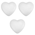 thumbnail image 2 of 3 pcs  Professional White Modeling Heart-Shaped DIY Craft DIY Painted Modeling, 2 of 6