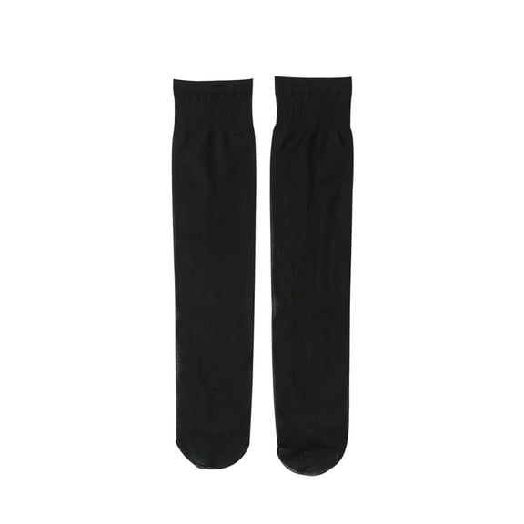 Prolriy Knee High Socks for Women, Womens Socks Crew Stocking Thin Cool See Through Calf High Socks for Women, Womens Socks Black