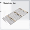 thumbnail image 5 of Aluminum Expanding Sewing Gauge, Button Guide Spacing Device, Versatile Button Guide Measure for Curtains Pleats Crafts, Sliding Gauge for Multiple Equal Distances, Quilt Button Sewing Tool, 5 of 5