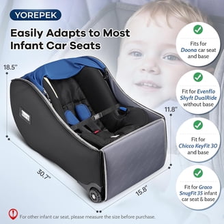 Britax Infant Car Seat Travel Bag for Car Seat, Backpack, Black -  Walmart.com