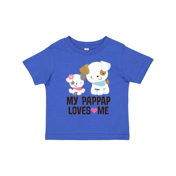 Inktastic My Pap Pap Loves Me Granddaughter Girls Toddler T-Shirt