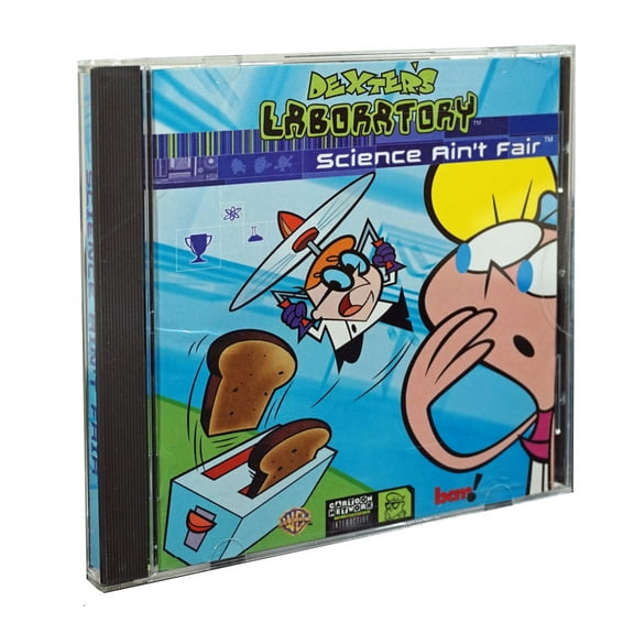 Dexter's Laboratory Science Ain't Fair - Classic PC CD Game - Dexter Style
