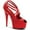 Red Patent/Red, variant on Women's Pleaser Delight 612 Patent