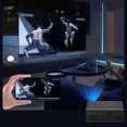 thumbnail image 4 of Small Projector 1080P 100ANSI 6000LM Brightness HIFI Stereo Speaker Portable Projector with HD Multimedia Interface for Home Outdoor, 4 of 7
