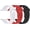 Black/White/Red, variant on ANTHOUSE  Bands Compatible with Apple Watch Band 41mm 40mm 38mm 45mm 44mm 42mm, [3 PACK] Sport Silicone Wristbands Straps Replacement for iWatch Series 8 7 6 5 4 3 SE Men Women